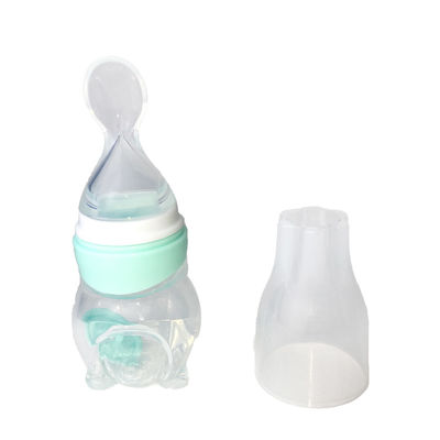 satın al Taşınabilir Yeniden Kullanılabilir BPA Ücretsiz Silikon Bebek Diş Kaşıyıcı Büyük Şişe Bebek Besleme online manufacture