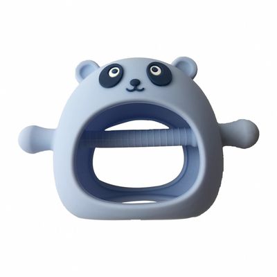 satın al BPA Ücretsiz Silikon Bebek Diş Kaşıyıcı Oyuncaklar Panda Şekli Gıda Sınıfı Özelleştirilmiş online manufacture