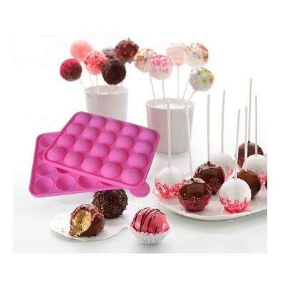 satın al 3D Yuvarlak Silikon Lolipop Şeker Kalıpları Sürdürülebilir Özel Logo Çevre Dostu online manufacture
