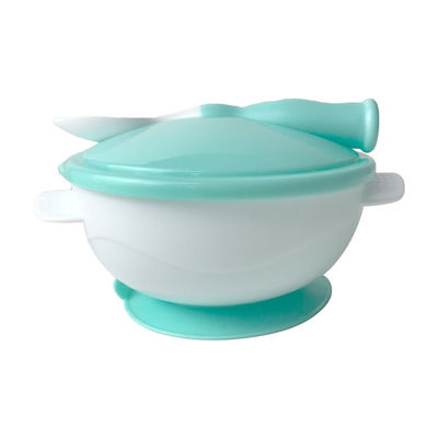 satın al BPA Free Silikon Kaşıklı Bebek Kasesi Özelleştirilmiş Çocuk Yemekleri online manufacture