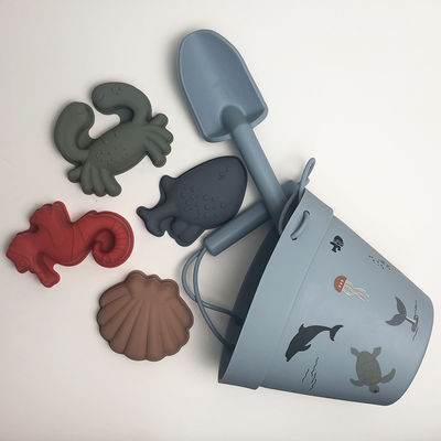 satın al Silikon Zehirsiz Çocuk Eğitim Oyuncakları Çocuklar İçin Plaj Miniatür Setleri online manufacture