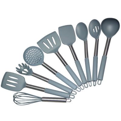 12 Parça Gri Silikon Spatula Kitchenaid Tencere Gereçler Seti Özelleştirilmiş
