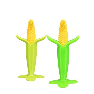 Mısır Şekli Unisex Silikon Bebek Diş Kaşıyıcı Diş Çıkarma Bebek Diş Fırçası Diş Kaşıyıcı