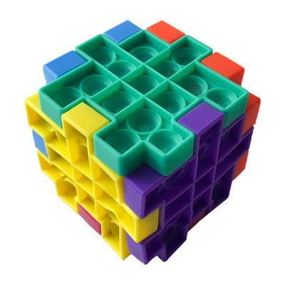 3D Çocuk Eğitici Oyuncak Poppit Infinity Cube Fidget Oyuncak Özelleştirilmiş Renk