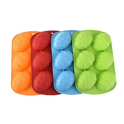 Gıda Sınıfı Kek Silikon Kalıpları Diy El Yapımı Paskalya Yumurtası Şekilli Kek Kalıbı