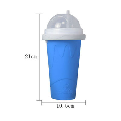Kapaklı Özelleştirilmiş Açık Silikon Dondurma Kabı Smoothie Kupası
