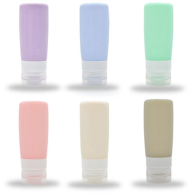 Seyahat Silikon Su Şişesi Sürdürülebilir Özel Kamp 60ml Silikon Bölünmüş Şişeler