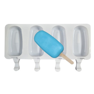 Silikon DIY Popsicle Dondurma Kalıp Makinesi Yeniden Kullanılabilir El Yapımı Özelleştirilmiş