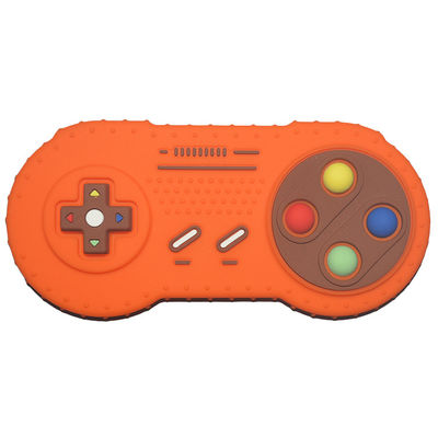 Uzaktan Tv Denetleyici Gamepad Yürümeye Başlayan Çocuklar İçin Şekillendirilmiş Özel Silikon Diş Kaşıyıcı Oyuncak