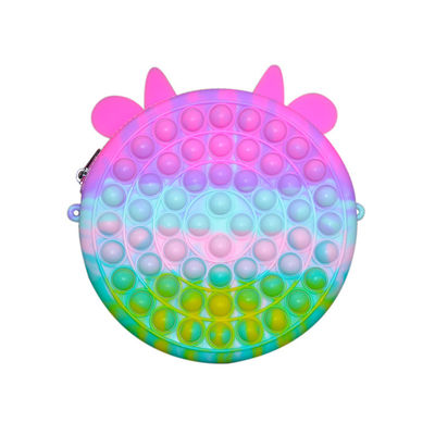 DIY Moda Karikatür Mini Çocuklar Fidget Küçük Kız Için Sevimli Zincir Silikon Çanta Çanta