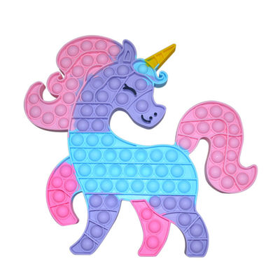 Unicorn Penguen Masaüstü Bulmaca Çocuklar Silikon Eğitici Oyuncaklar Dekompresyon Basın
