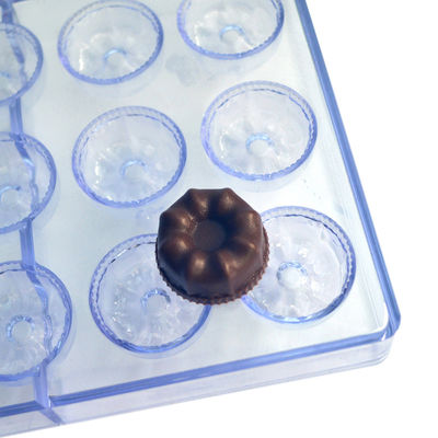 MHC Gıda Kaliteli Silikon Özel Çikolata Kalıpları El yapımı 3D Sert Plastik Polikarbonat Çikolata Kalıpları