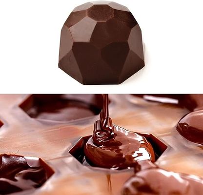 MHC Sert Plastik Küçük Çikolatalı Hamur Kalıbı Bpa Serbest Gıda Kaliteli Silikon